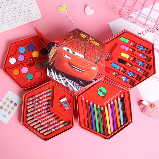 46Pcs Kids Drawing Colours Art Set Random Colours